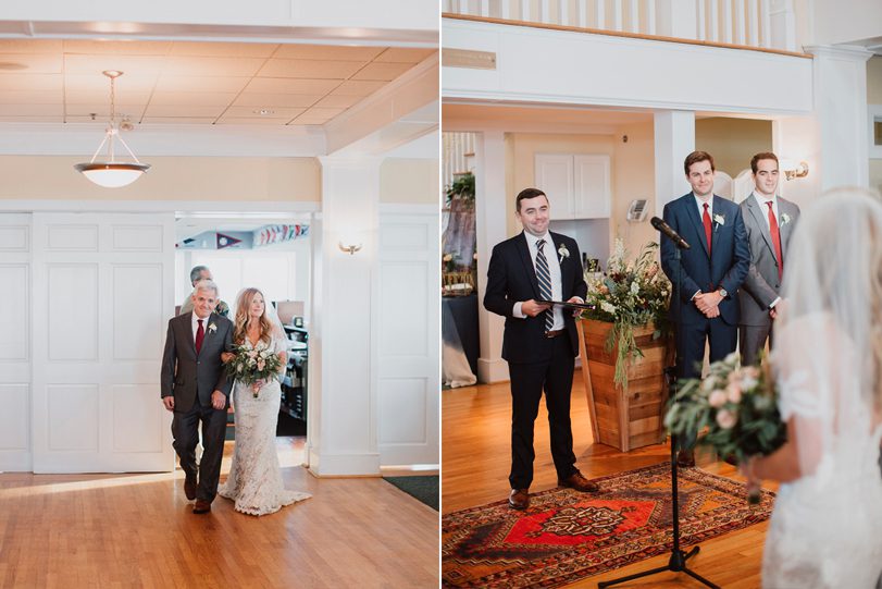 avalon yacht club wedding ceremony photos